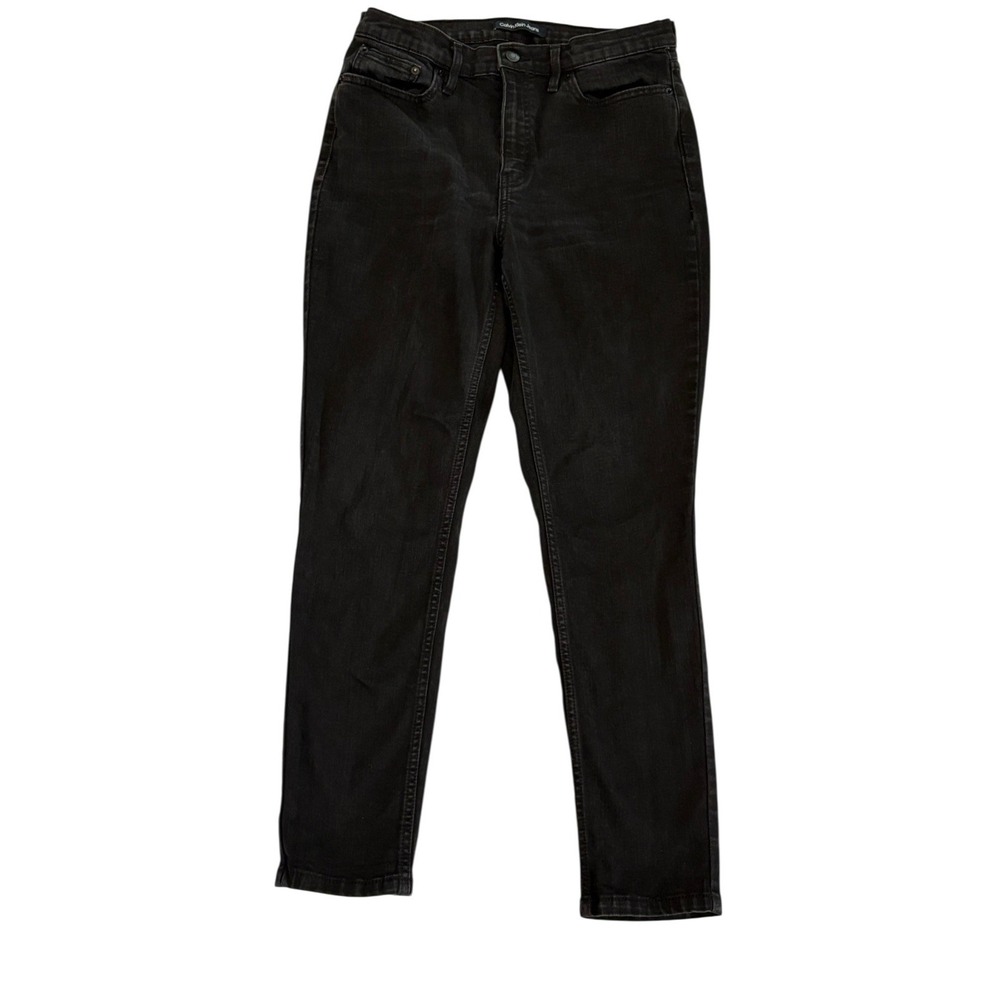 Calvin Klein Jeans Men's Size 31 Black Straight Fit Denim Pants 32x29